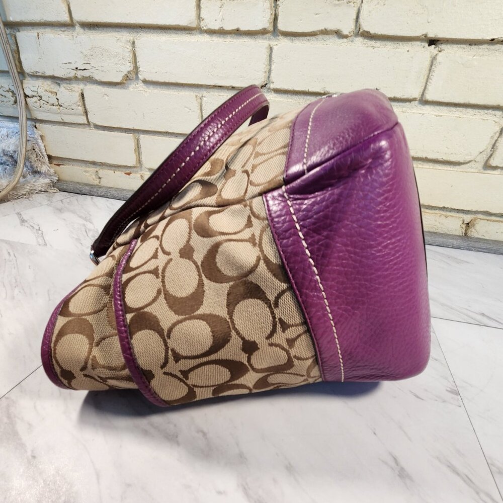 Euc Vintage Coach Park Signature Carrie Tote Bag Purse/Wallet - Picture 10 of 15